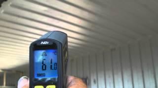 Supertherm insulation paint test