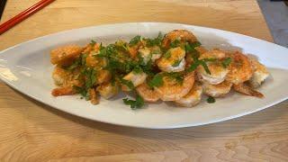 Tôm Chiên Bơ Tỏi - Pan Fried Shrimp With Garlic Butter