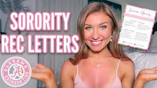 Sorority Rec Letters 101 | How To Make Your Own, Q&A, My Packet & Headshot| Recruitment Series Ep. 2