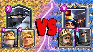 KNIGHT TEAM Vs PRINCE TEAM - 3v4 - Clash Royale Challenge