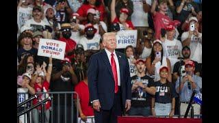 Trump campaigns in Asheville, N.C.