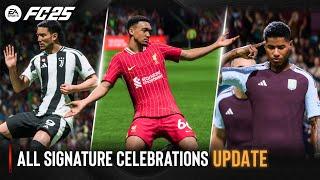 EA Sports FC 25 | All Signature Celebration Update