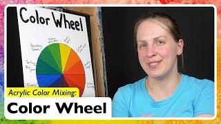 Acrylic Color Mixing: Conventional Color Wheel