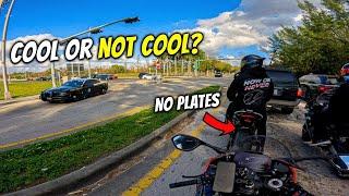 10+ SUPERBIKES TAKEOVER THE HIGHWAY + COPS