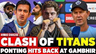 Gautham Gambhir Strikes Back at Ricky Ponting - Gambhir's clash with Ricky Ponting