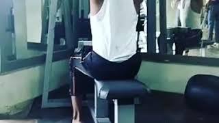 Back workout in gym. By full pakao
