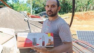 Vamos testar essa bomba que pode ser ligada direto na placa solar para ver se realmente funciona