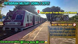 Pattabiram Military Siding E Depot Travel Vlog !!! Scenic Route  | Highly Prohibited Area  #army