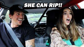 Natalie Roush Drives The Tokyo Drift Evo... Her Secret Talent