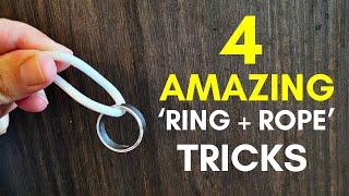 LEARN 4 AMAZING 'RING AND ROPE' MAGIC TRICKS (Jay Sankey Magic Tutorial!)