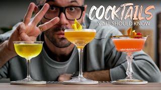 3 GIN COCKTAILS... EVERYONE SHOULD KNOW