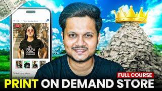 How To Create a Print On Demand Store in 2024 | Full Course