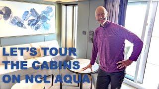 Norwegian Aqua Cabins: Tours of 10 Different Cabins