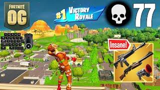 77 Elimination Solo Squads Wins Full Gameplay (Fortnite OG)