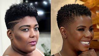 20 Youthful Short Natural Haircuts for Black Women Over 50 | Elegant Hairstyling Hairstyle Ideas