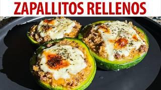 Cómo hacer zapallitos rellenos con carne picada y arroz - Receta paso a paso