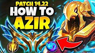 Patch 14.22 How to Azir Gameplay Guide | Best Azir Builds | 10,000,000+ Mastery Points