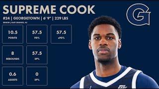 Supreme Cook - Georgetown - 2023-24 Transfer Portal Highlights