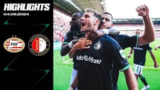 FIRST MATCH, FIRST TROPHY  | Highlights PSV - Feyenoord | Johan Cruijff Schaal 2024