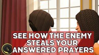 See How The Enemy Steals Your Answered Prayers (Christian Animation) #christianvideos #prayer