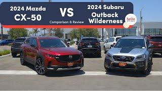 2024 Mazda CX-50 vs. 2024 Subaru Outback Wilderness: Ultimate Off-Road Showdown!