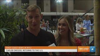 'I'm excited to get home': Caleb Dressel speaks with First Coast News after returning to the U.S.