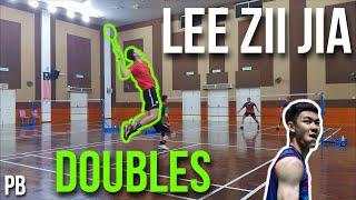 Lee Zii Jia 李梓嘉 plays DOUBLES ~ Lee Zii Jia Doubles Gameplay at Local Malayian Club