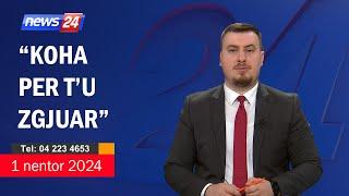 1 nentor 2024  "Telefonatat e Teleshikuesve" News24 - "Koha për t'u zgjuar" në studio Klevin Muka