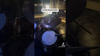 Happy Sunday ! Gear Rundown ! #drums #drummer #drumcam #fypシ #instadrummer #drummers