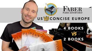 Piano Adventures USA vs Concise Europe Edition | 2 vs 4 Core Books | Is it worth it?