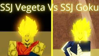 SSJ Vegeta vs SSJ Goku (DBN)