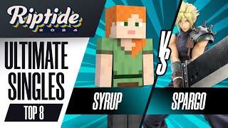 Syrup (Steve/Ness) vs Sparg0 (Cloud) - Riptide 2024 - Ultimate Singles - Winners Semis