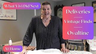 At Home: Deliveries, vintage finds & Ovaltine