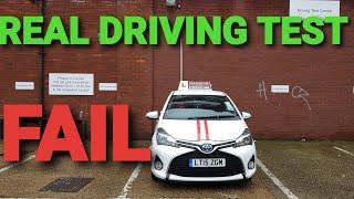 REAL DRIVING TEST || LEARNER FAILED HER TEST || BECAUSE WRONG LANE DRIVING./how to drive