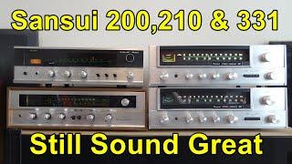 Vintage Sansui 200, 210 & 331 Receivers Compared. Great Value Vintage HiFi Audio