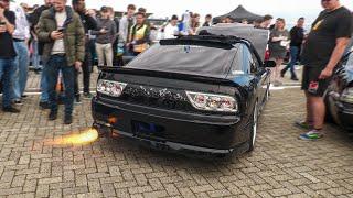 V8 Nissan Silvia S13 (LS400 Engine) - Loud Revs, 2STEP Flames & Bangs