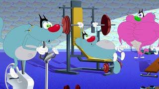 Oggy and the Cockroaches  OGGY THE BODYBUILDER  - Full Episodes HD