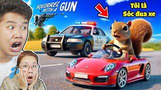 Tôi Là Sóc Trẻ Trâu Đua Xe Troll Cảnh Sát !? bqThanh & Ốc Chơi Squirrel With a Gun - Part 2