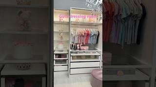 Girls dressing room #shorts #shortvideo #girlroom #kidsroomdecor #ikeapax #kidsroomorganization