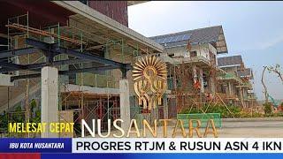 Progress RUMAH TINGGAL MENTERI & RUSUN ASN IKN KIPP 19 Oktober 2023