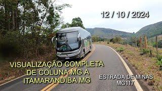 VIAJANDO DE MOTO | COLUNA MG À ITAMARANDIBA MG , NAS ESTRADAS DE MINAS  ( DEPOIS DA CHUVA) #motovlog