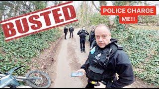 POLICE CHARGE ME... Learning my lesson the hard way | Enduro gone wrong