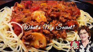 My Secret Ingredient Spaghetti Meat Sauce - Classic South-inspired Spaghetti Meat Sauce