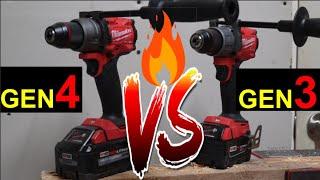 Milwaukee GEN 4 (2904) VS Milwaukee GEN 3 (2804) Hammer Drills