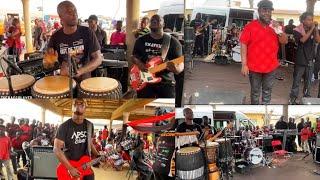 EXCLUSIVE||BEST GHANAIAN FUNERAL LIVE BAND JAM||EMMA ON BASS||Good sound,THROWBACK THURSDAY