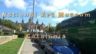 Barcelona City, Spain. Catalonia National Art Museum, Architect Antoni Gaudi Sagrada Familia Part 2