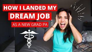 The Job Hunt Process (How I Found a Job as a Physician Assistant Without Any Experience)