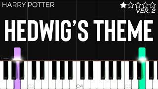 Hedwig’s Theme - Harry Potter | EASY Piano Tutorial