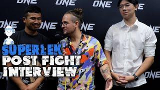 Superlek reacts after 49-second KO of Jonathan Haggerty | ONE 168