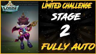 Limited Challenge Stage 2 Fully Auto | Beatrix Stage 2 trick vs trick | Lords Mobile